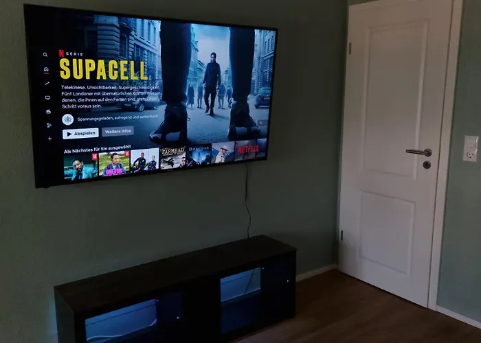 Design Apartment, Klimaanlage, Parkplatz, Netflix & Disney, Dominos Pizza, Wallbox Appartement